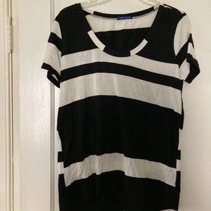 Black and White Striped Top from Sweet Claire